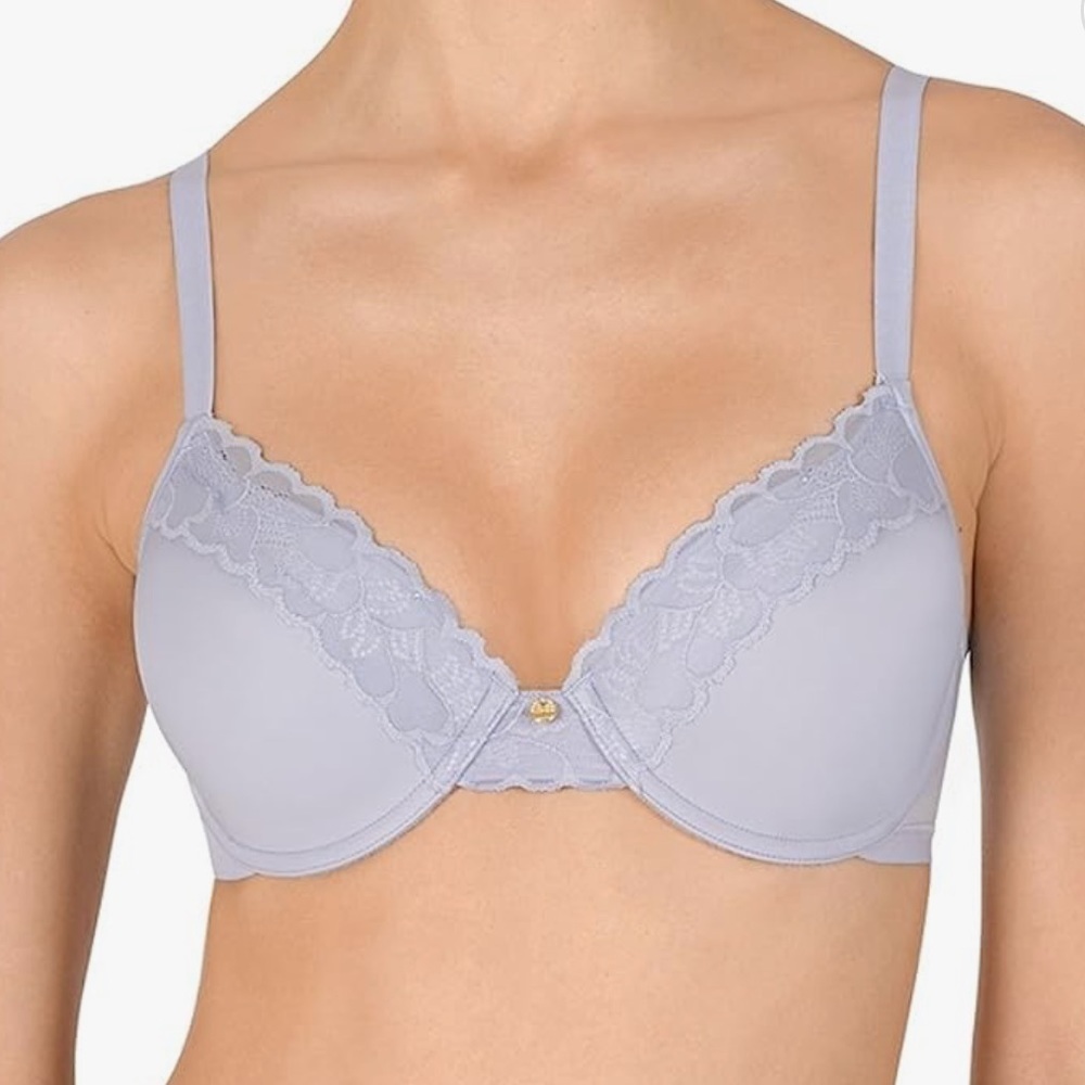 Natori refined baby blue wore sports bra. Size 34 B